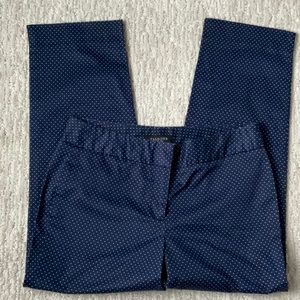 Talbots Signature Blue and White Crop Pants